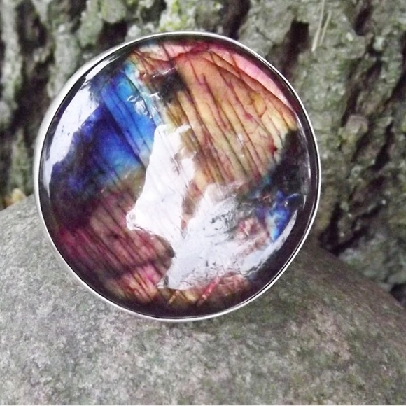 Patrician art spectrolite ring 9.5